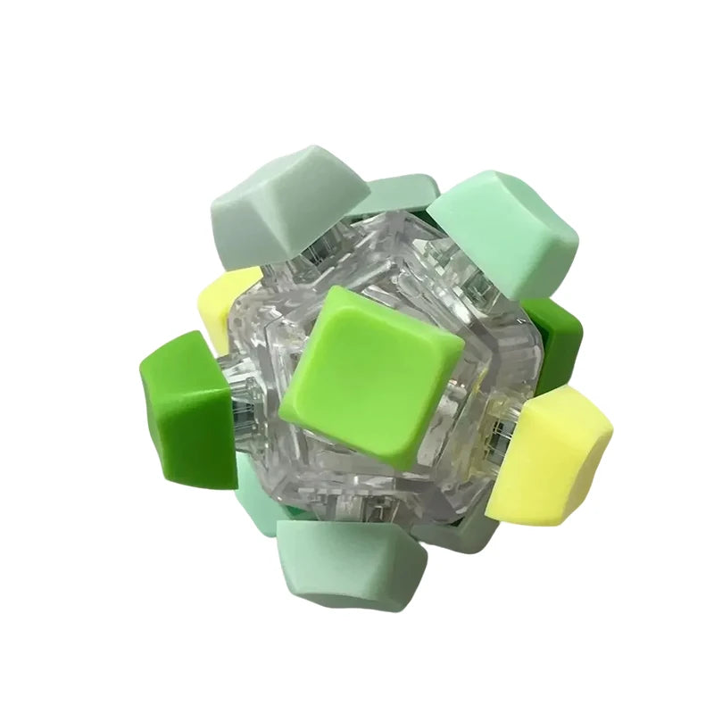 12 Sided Keyboard Clicker Fidget Toy | Sensory Keychain