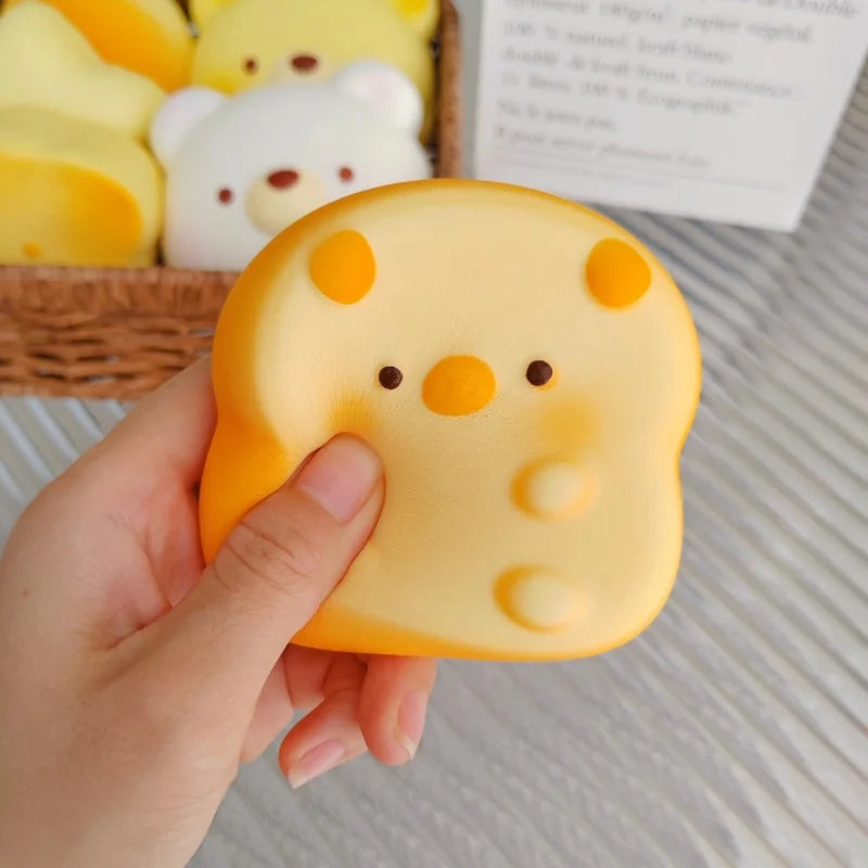 Animal Toast Squishies | Slow-Rising Sensory Toy
